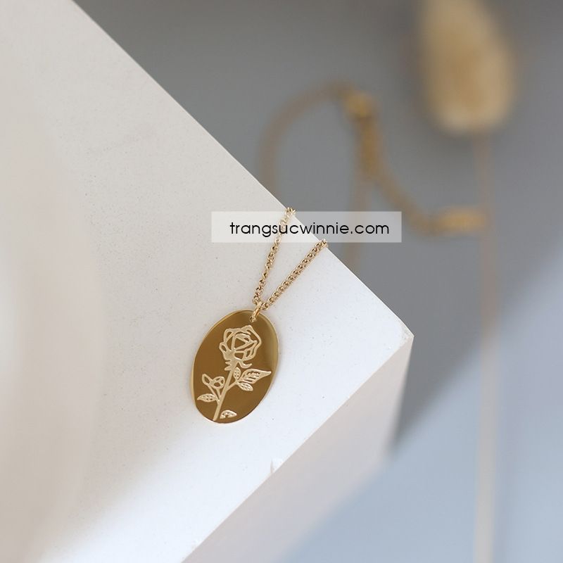  Dây chuyền titan Rose 