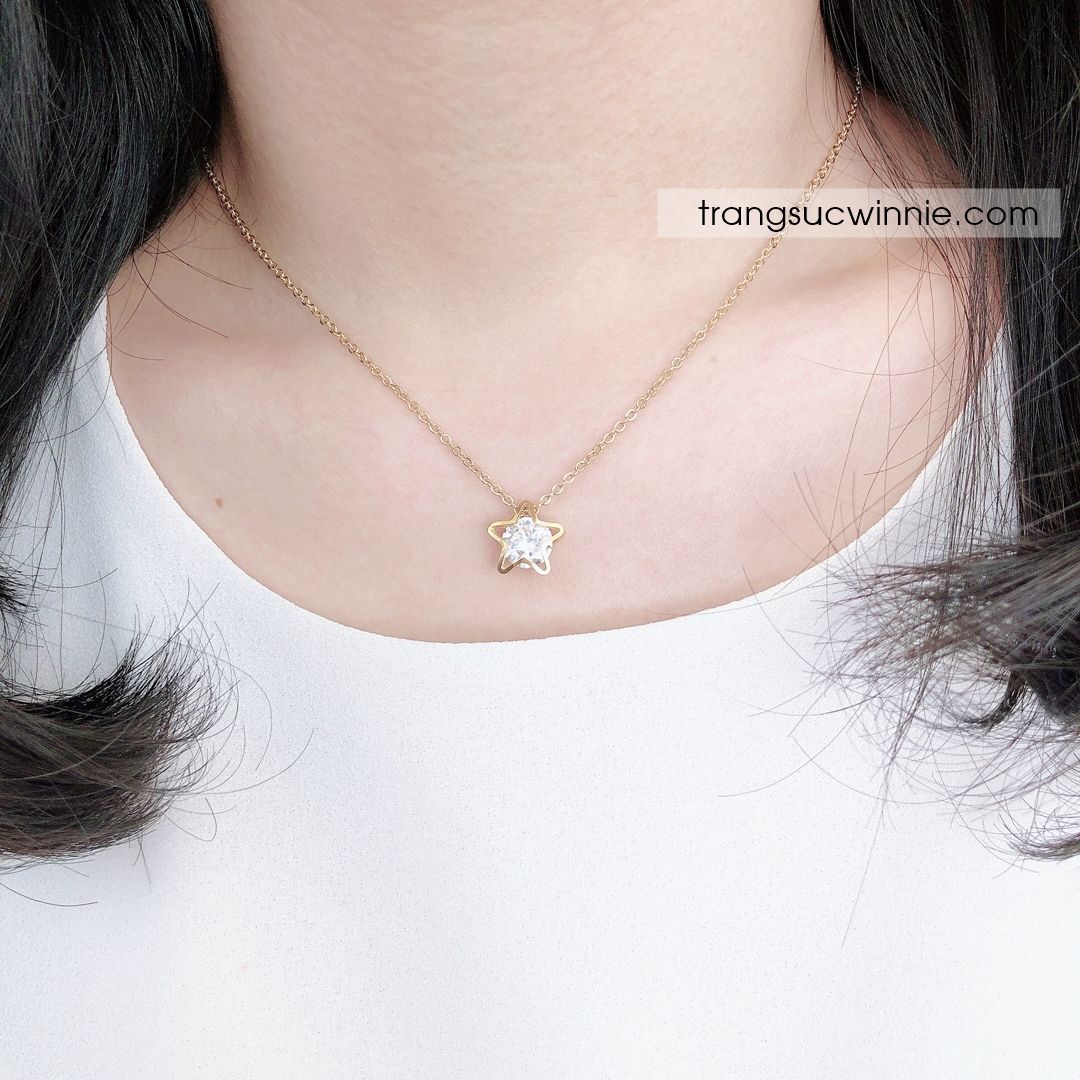  Dây chuyền titan sao đá VG 