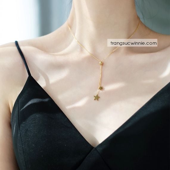  Dây chuyền titan sao dây VG 