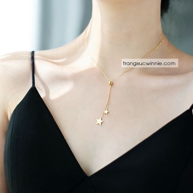  Dây chuyền titan sao dây VG 