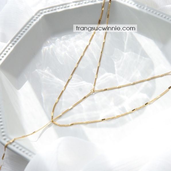  Dây chuyền titan Set 