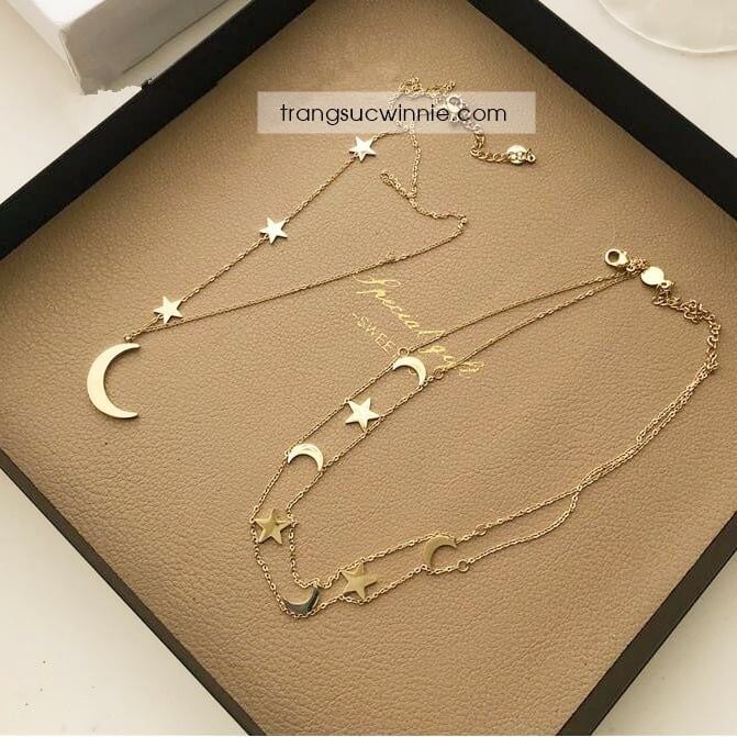  Dây chuyền titan Set Galaxy 
