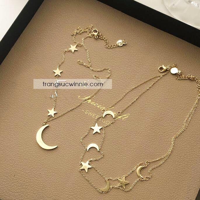  Dây chuyền titan Set Galaxy 