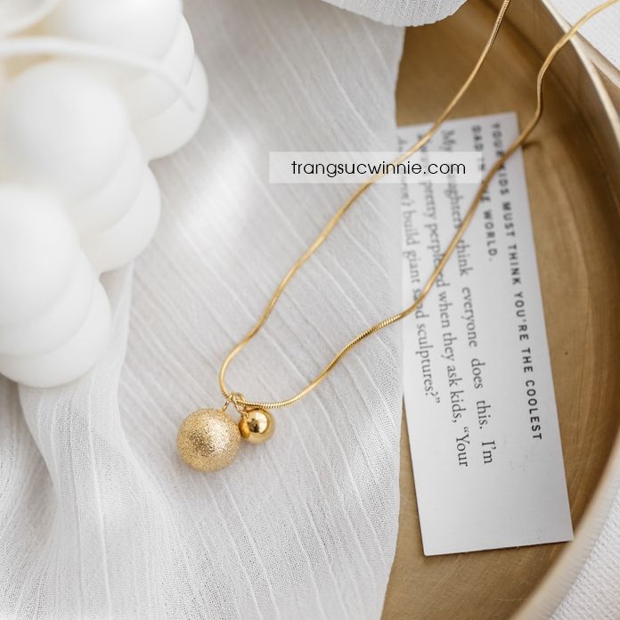  Dây chuyền titan Shining Ball 