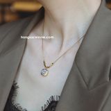  Dây chuyền titan Smile xà cừ 