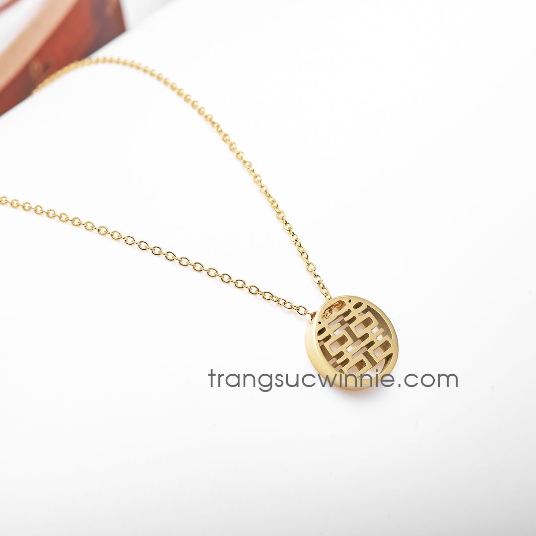  Dây chuyền titan Song Hỷ 