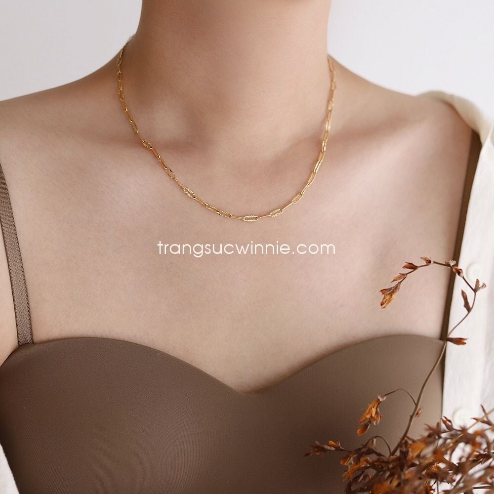  Dây chuyền titan Stella dài 