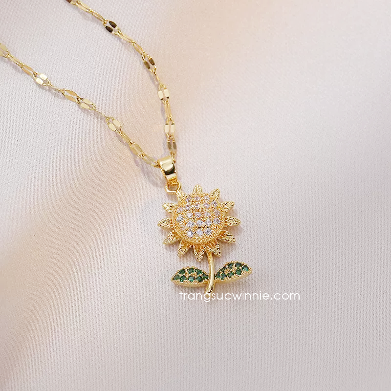  Dây chuyền titan Sunflower 