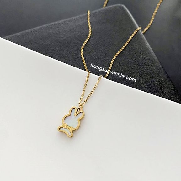  Dây chuyền titan Thỏ xà cừ VG 