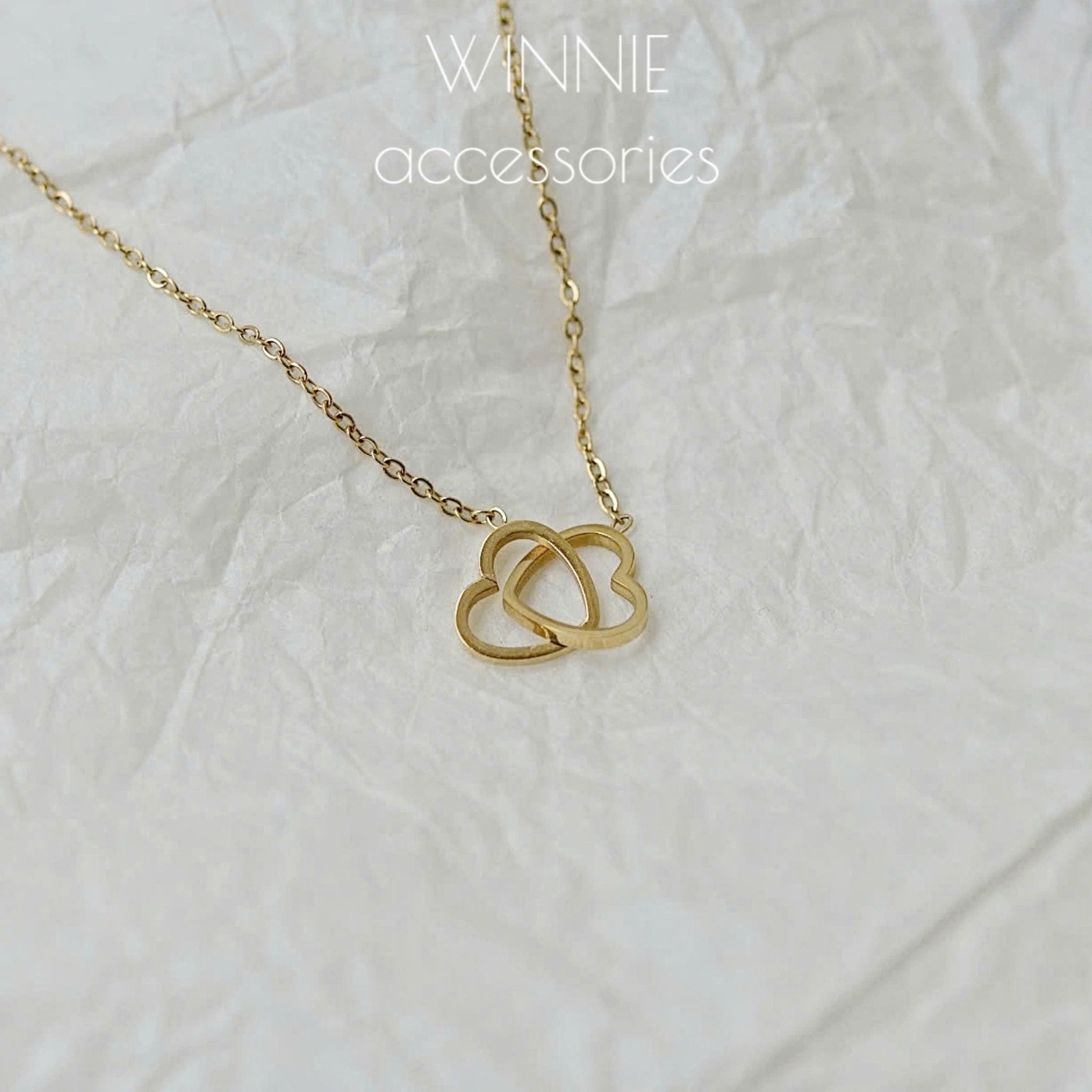  Dây chuyền titan Tim đôi VG 