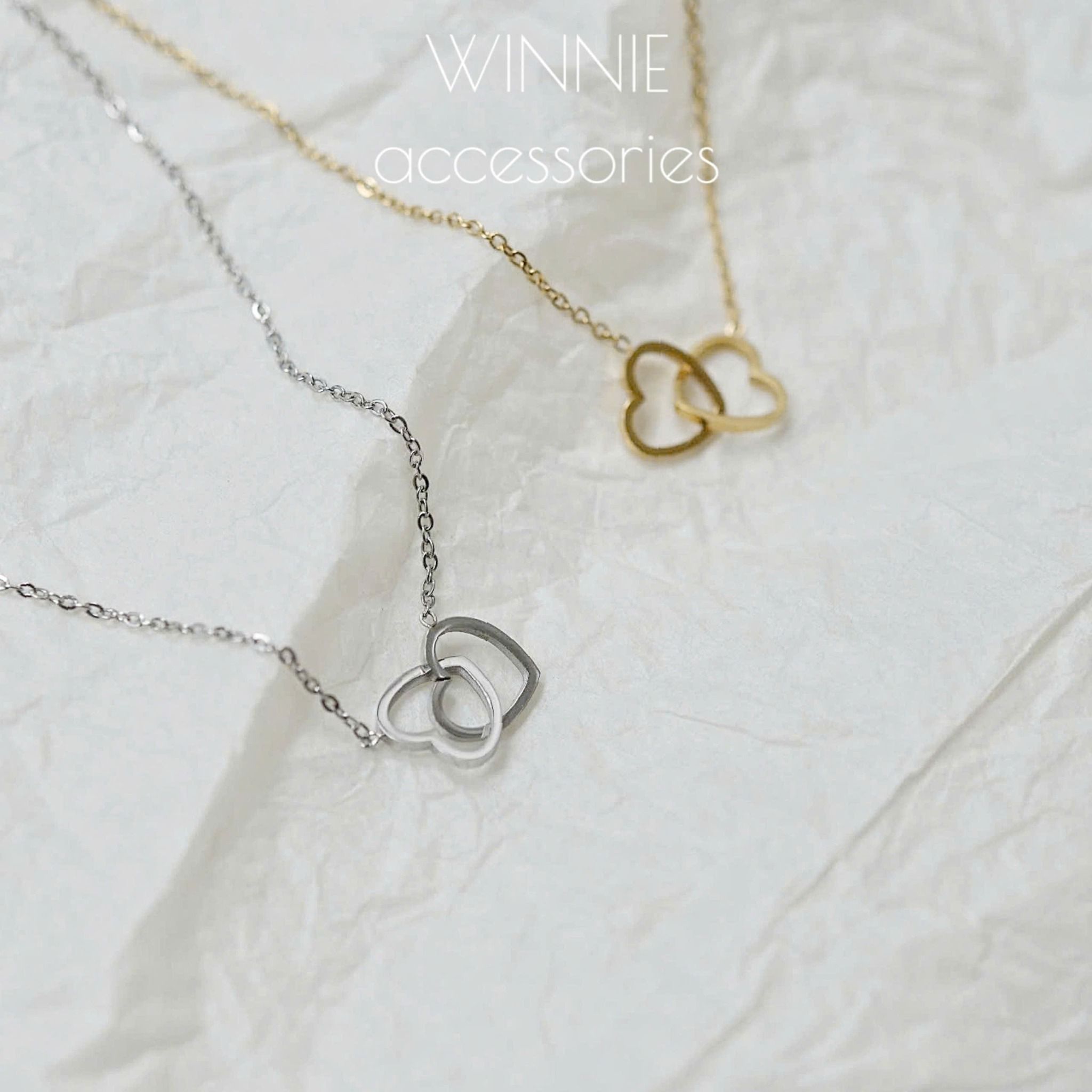  Dây chuyền titan Tim đôi VG 