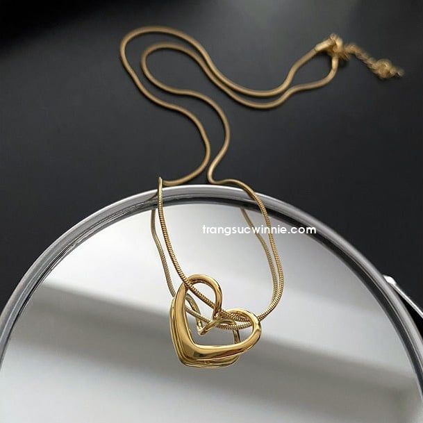  Dây chuyền titan Sweet heart VG 