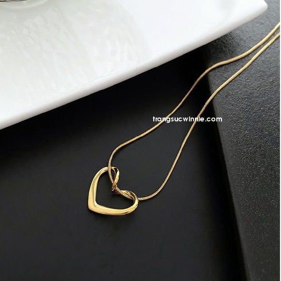  Dây chuyền titan Sweet heart VG 