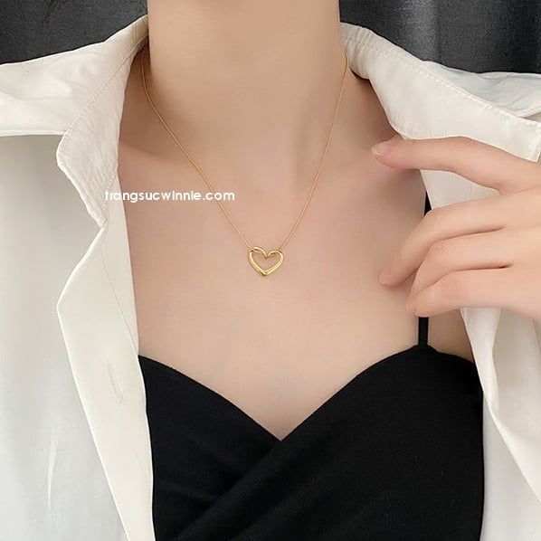  Dây chuyền titan Sweet heart VG 