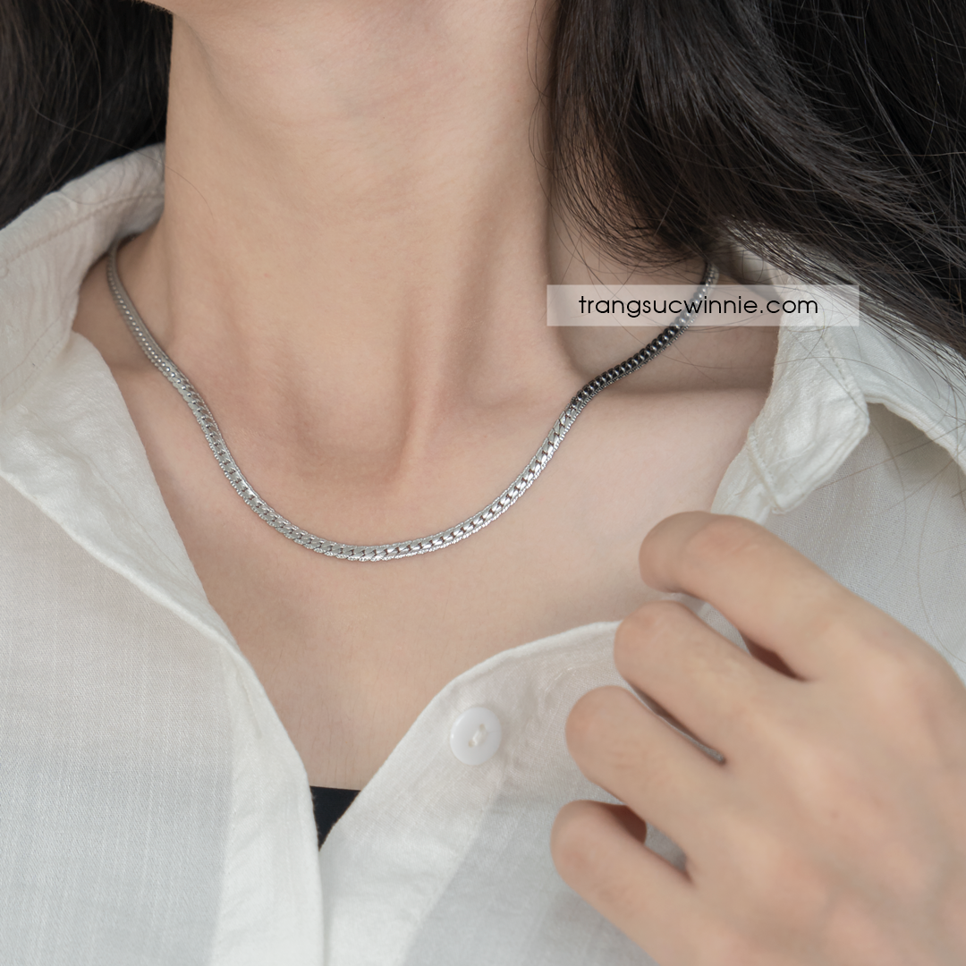  Dây chuyền titan Tiny chain B 