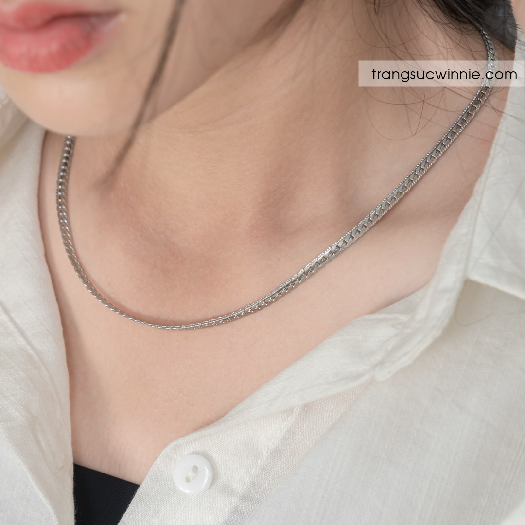  Dây chuyền titan Tiny chain B 