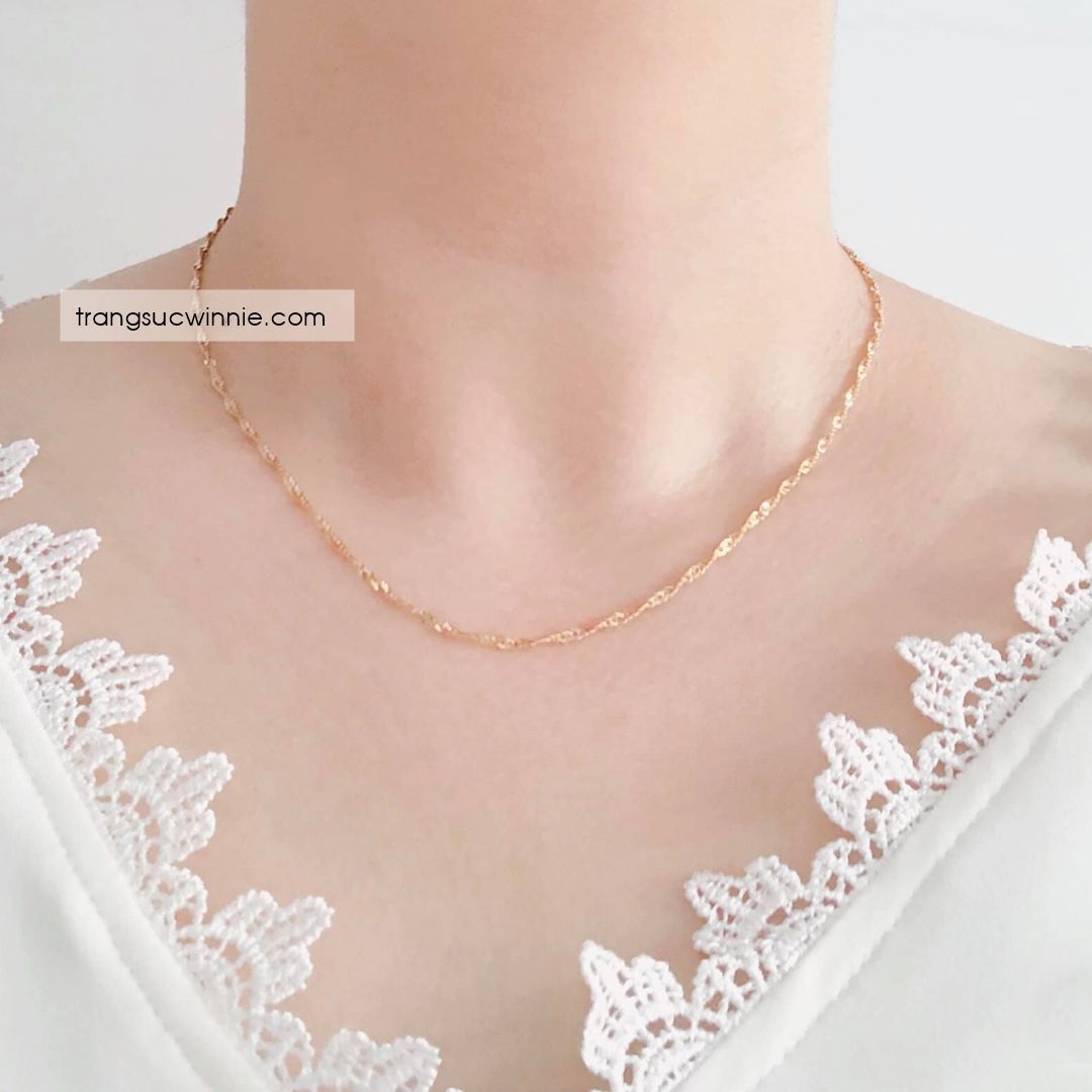  Dây chuyền titan Tiny Twist 