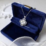  Dây chuyền titan Hoa viền 