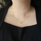  Dây chuyền titan Simple heart 