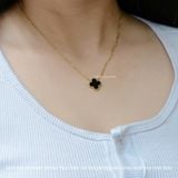  Dây chuyền titan VCA đen 