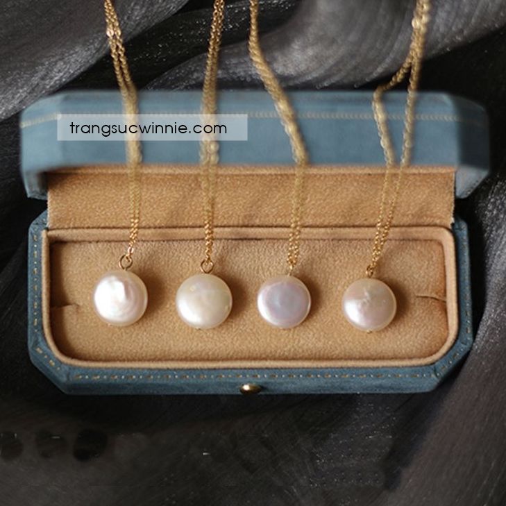  Dây chuyền titan Trân châu 