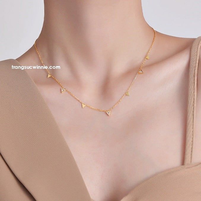  Dây chuyền titan Triangle 