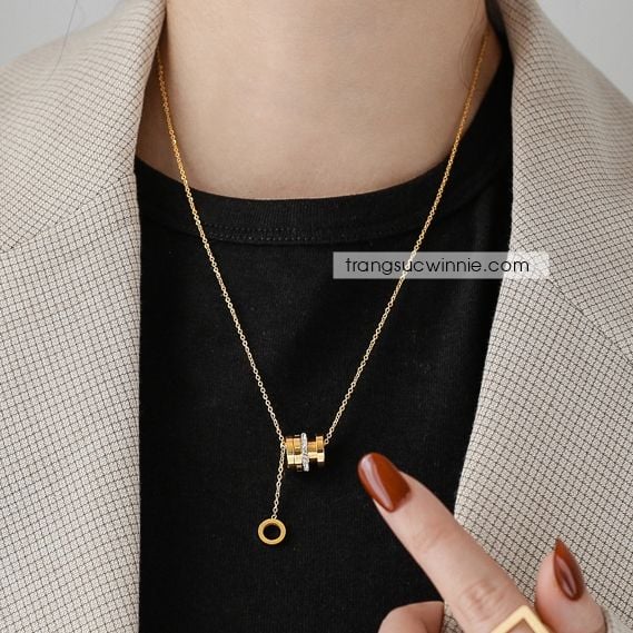  Dây chuyền titan Trible Drop 