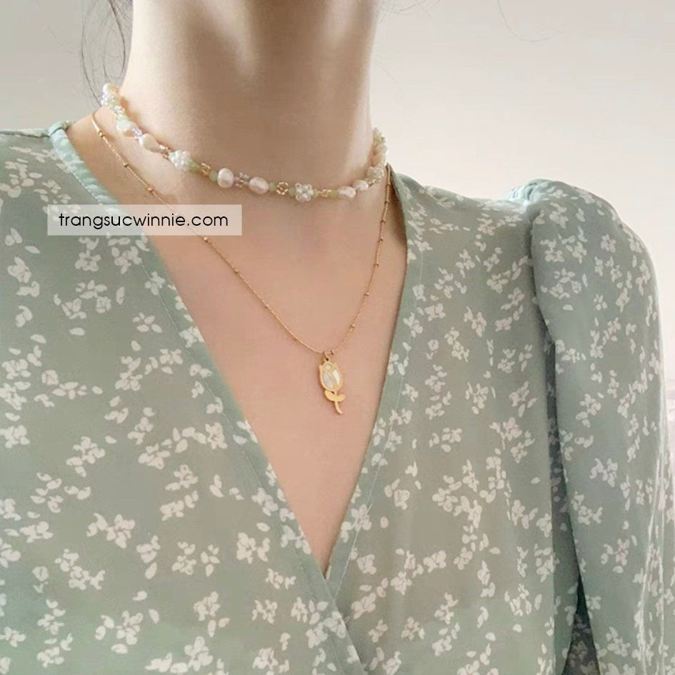  Dây chuyền titan Tulip 