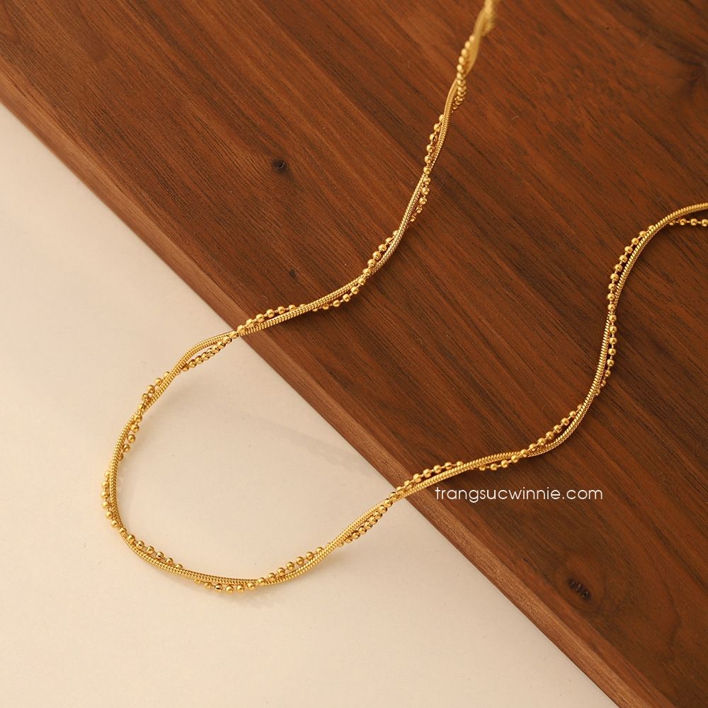  Dây chuyền titan Twist chain 