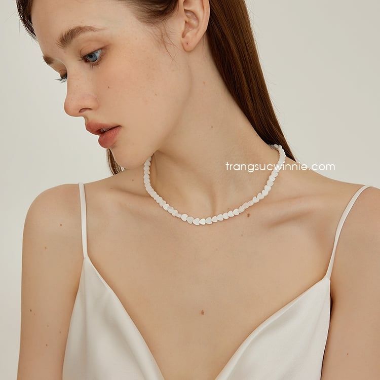  Dây chuyền Tim vỏ sò 