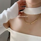  Dây chuyền titan vuông mảnh 