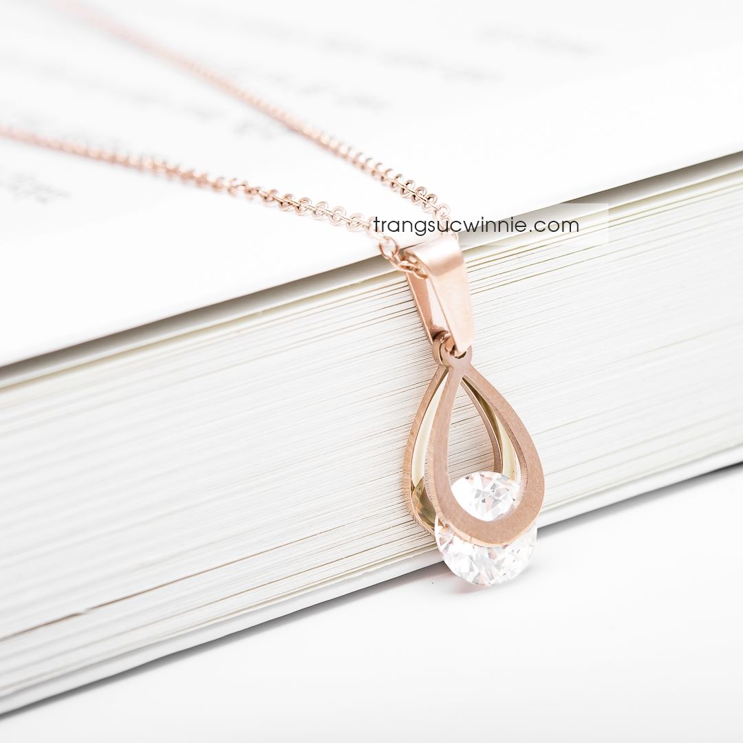  Dây chuyền titan Water Diamond 
