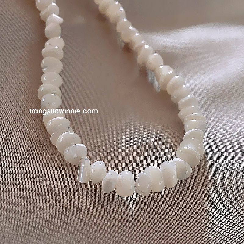  Dây chuyền Hạt xà cừ 