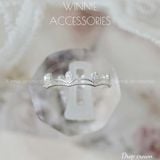  Nhẫn Bạc S925 Drop Crown 