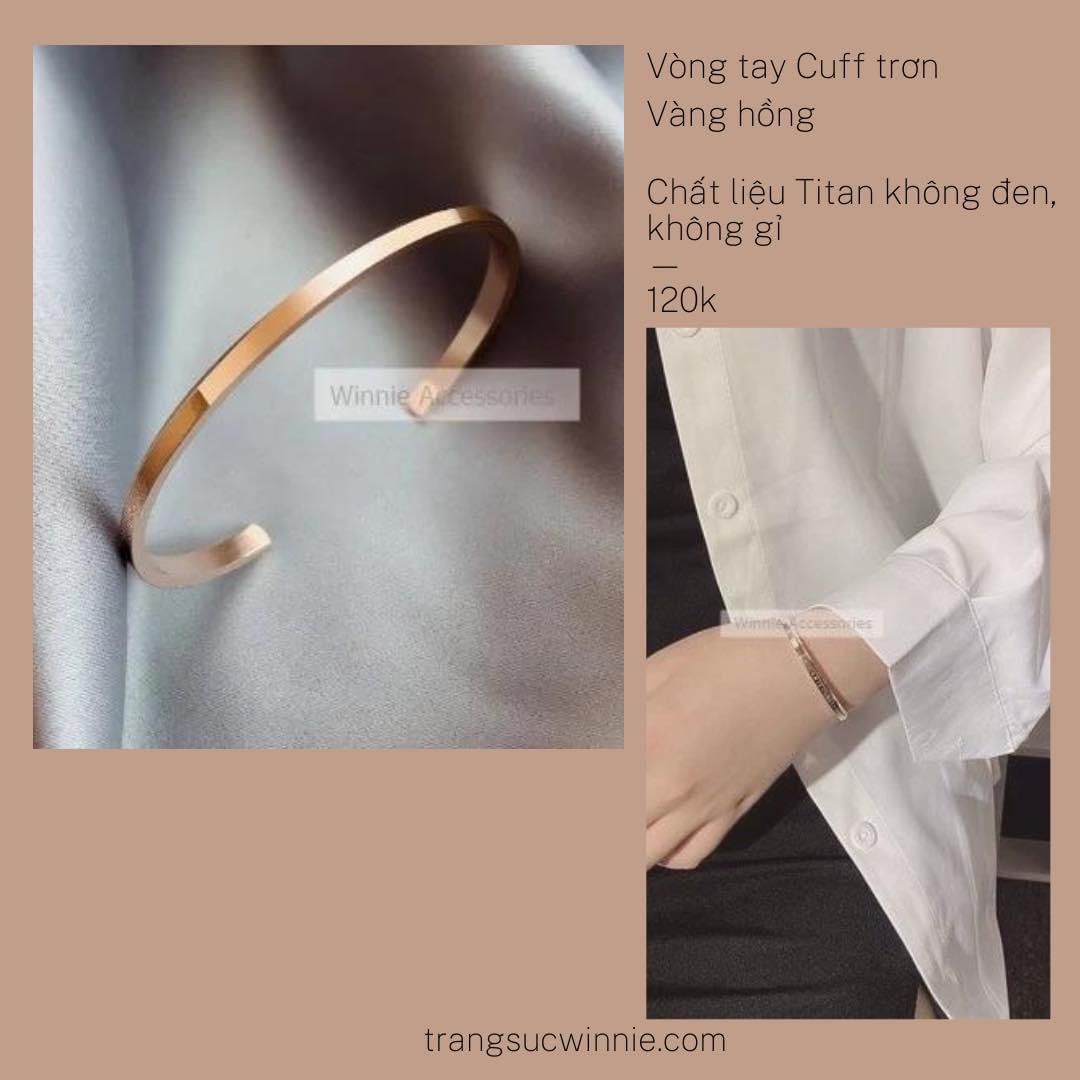  Vong tay cuff trơn 