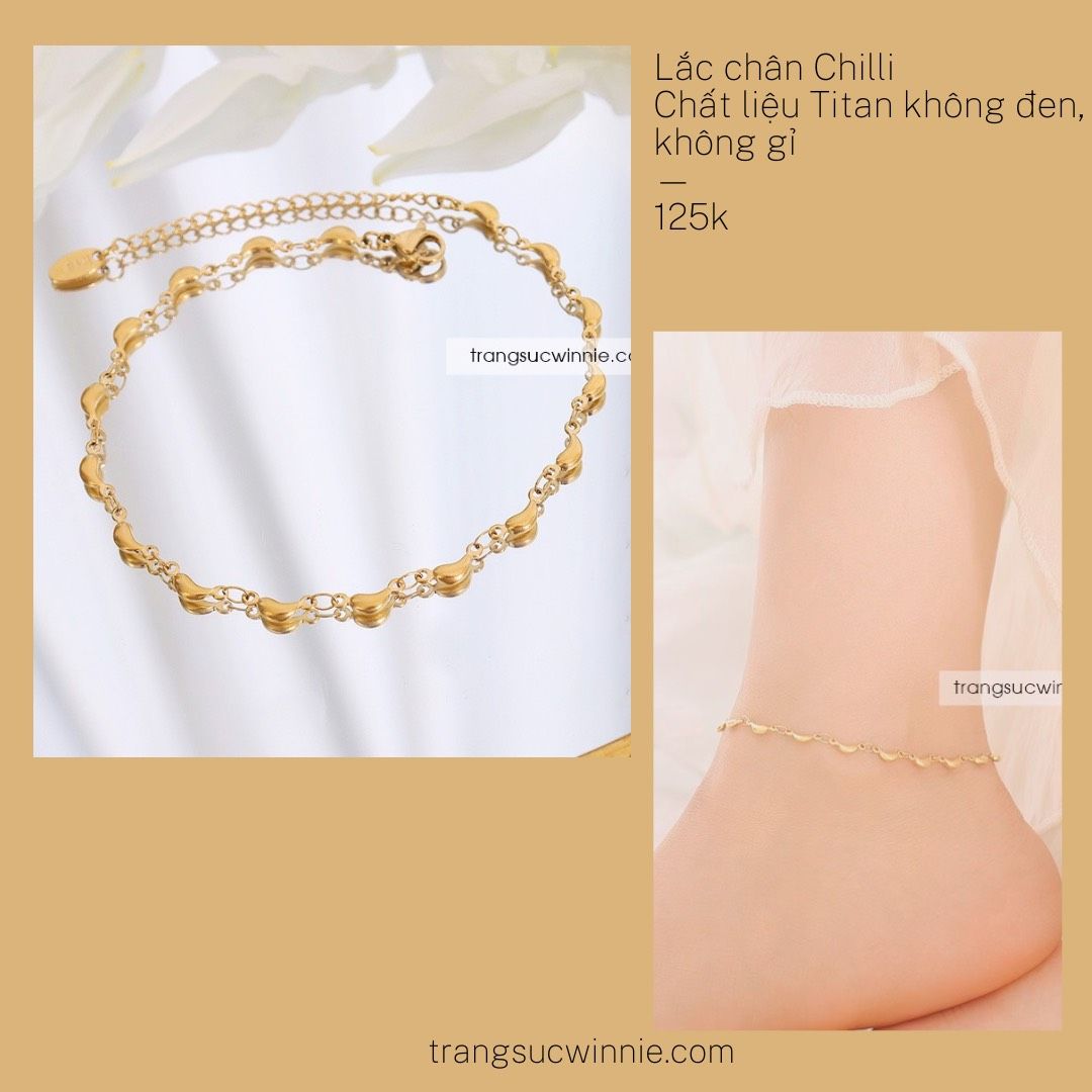  Lắc chân titan Chilli 