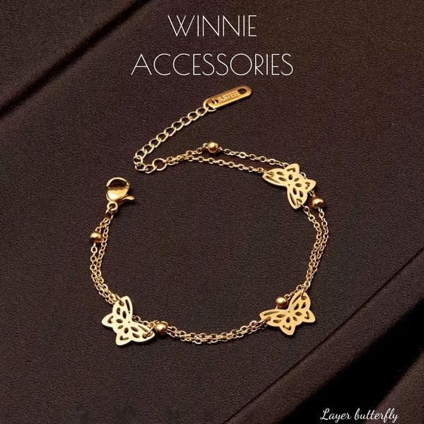  Lắc chân titan Layer Butterfly 