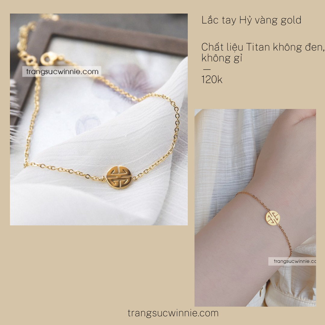  Lắc tay titan Hỷ VG 