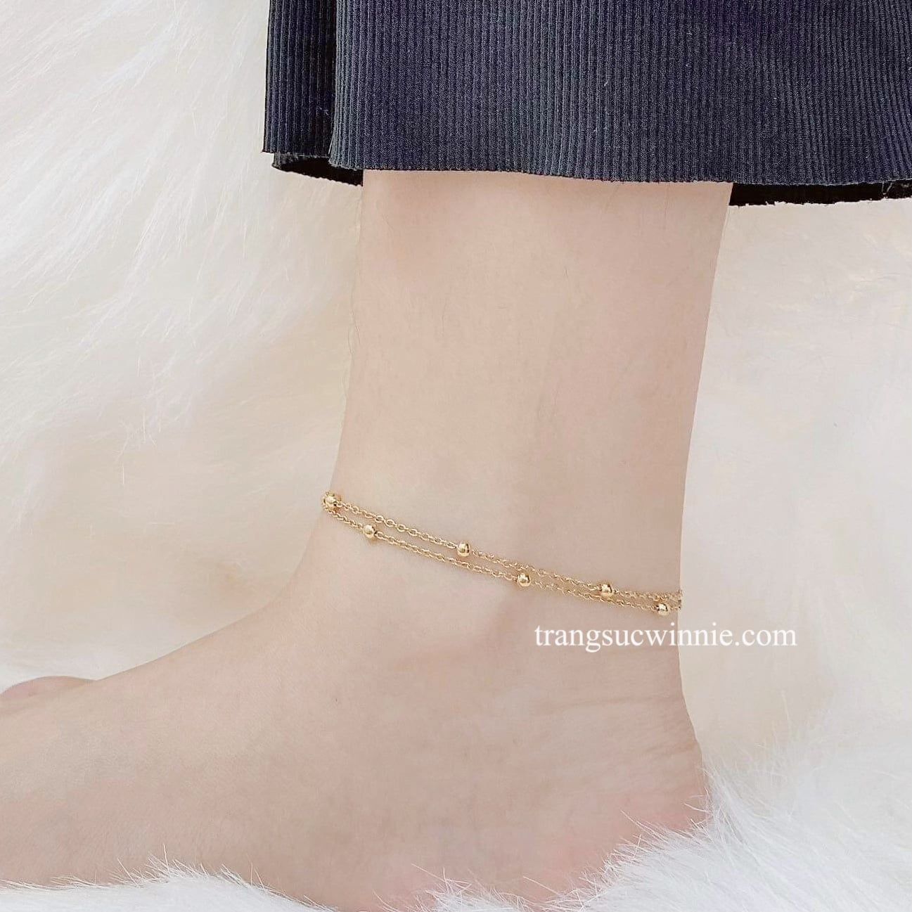  Lắc chân Double bi nhỏ VG 