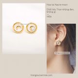  Hoa tai titan Nacre Moon 