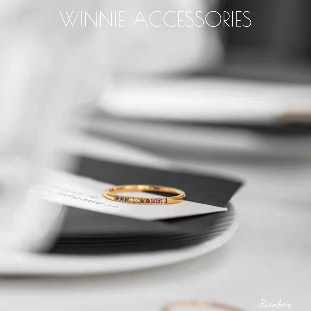  Nhẫn titan Rainbow 