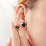  Hoa tai Titan Cỏ 4 lá 13mm VG 