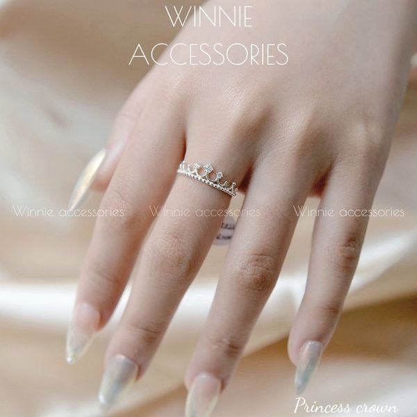  Nhẫn Bạc S925 Princess Crown 