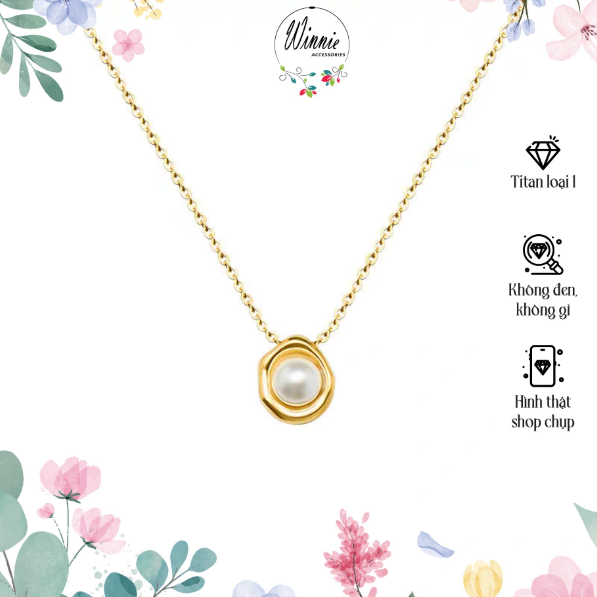  Dây chuyền titan Sunny 