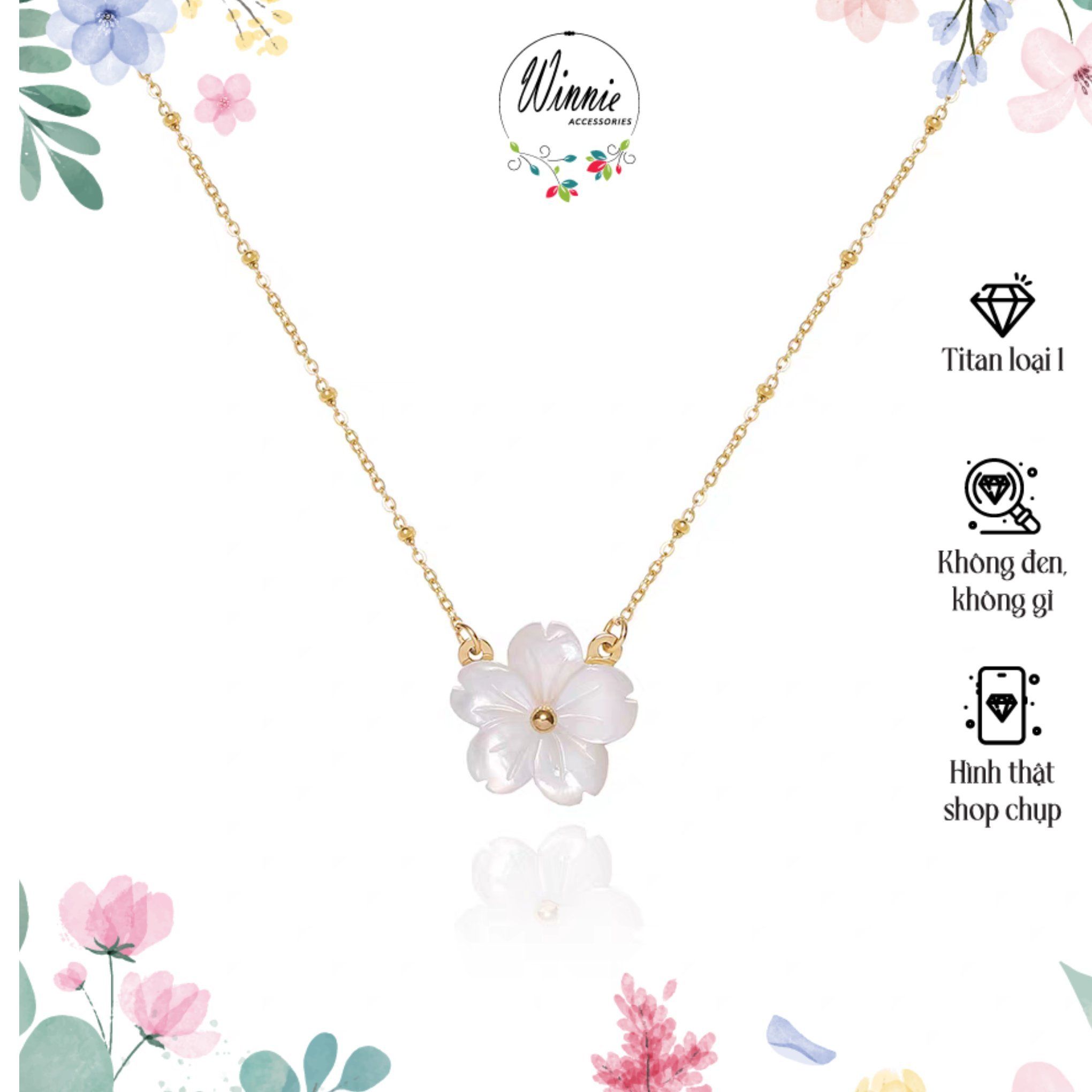  Dây chuyền titan Sakura 