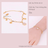  Lắc tay titan Smile xà cừ 