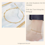  Lắc chân Double bi nhỏ VG 