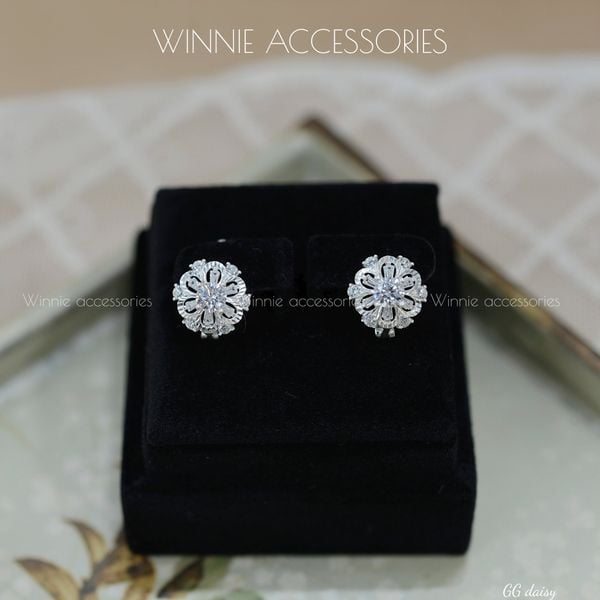  Hoa tai Bạc S925 GG Daisy 