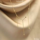 Dây chuyền Titan Bi drop 