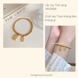  Lắc tay titan Thỏi vàng 